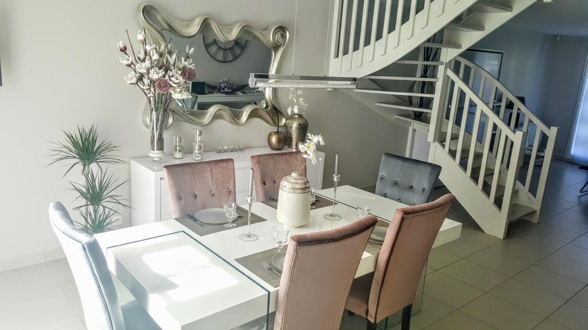 Villa climatisée à 5 min du Parc Magny-le-Hongre Esterno foto